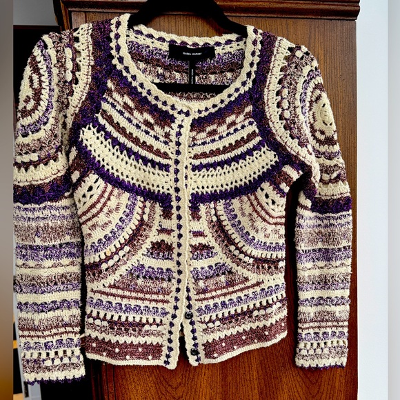 Isabel Marant Sweaters - ISABEL MARANT TRIBAL PUNK DISCO SWEATER